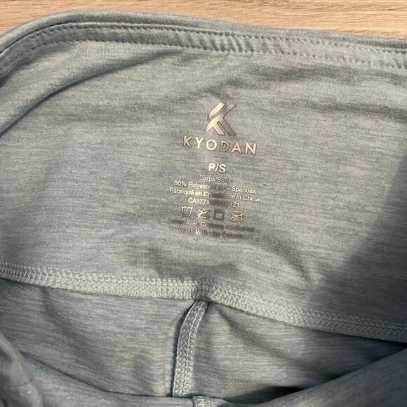 Almost New Kyodan Baby Blue Jersey Leggings - Picture 2 of 2